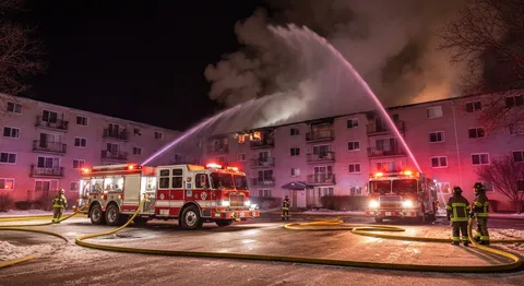 Cháy lớn tại chung cư Cobb County: Có người thiệt mạng, nhiều ca nguy kịch, hàng chục cư dân mất nhà