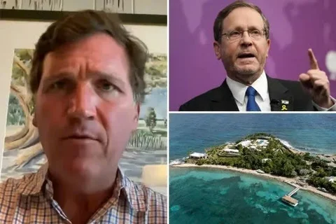 Tucker Carlson xin lỗi sau phát biểu sai về Tổng thống Israel và đảo của Jeffrey Epstein